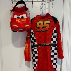 Disney Cars Lightning McQueen Racing Suit - Red and Black